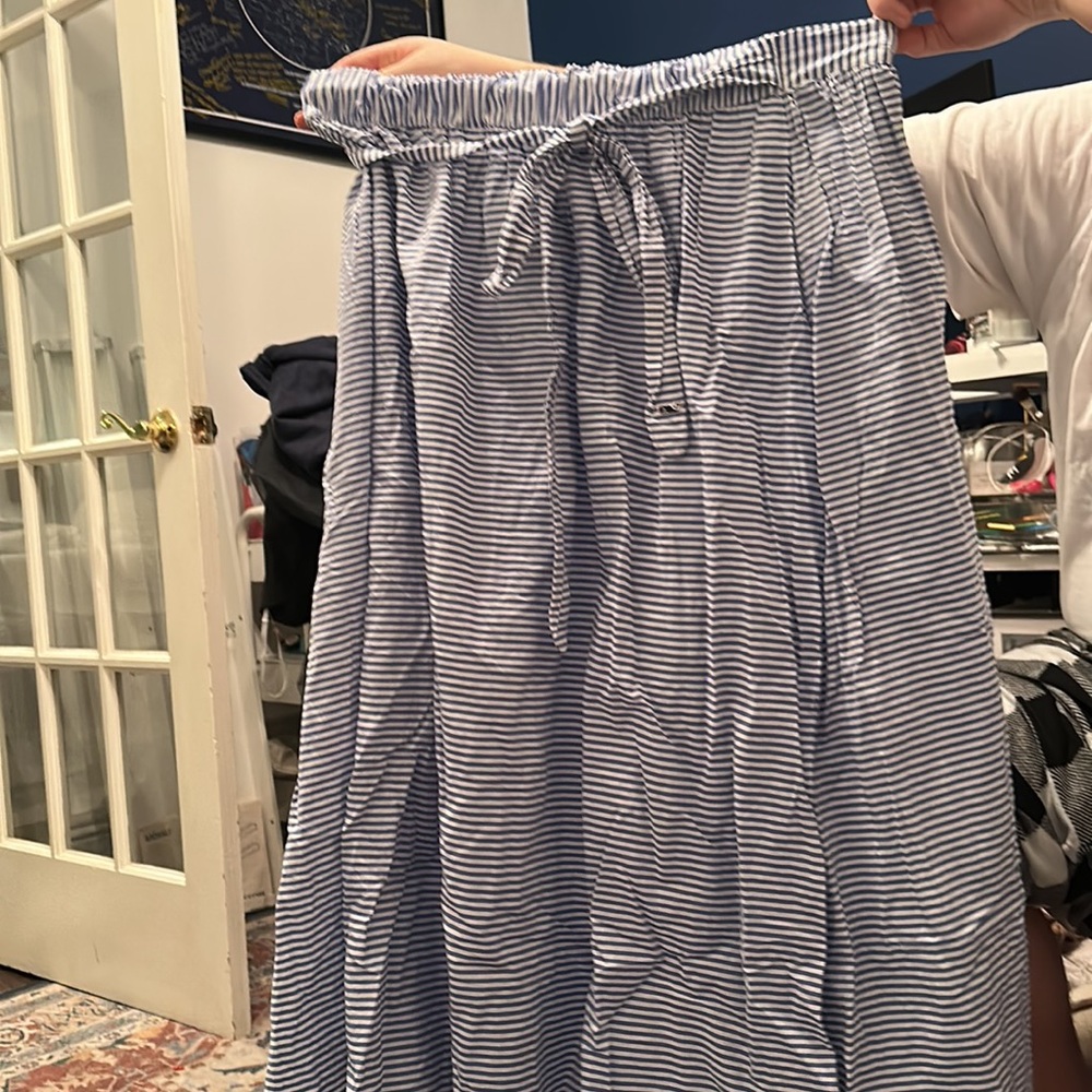 Long a line striped skirt vineyard vines for target